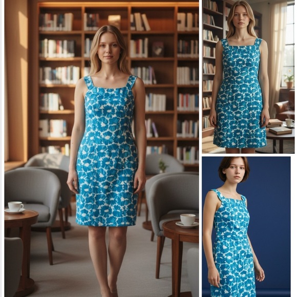 Milly of New York floral boatneck dress - Picture 2 of 11